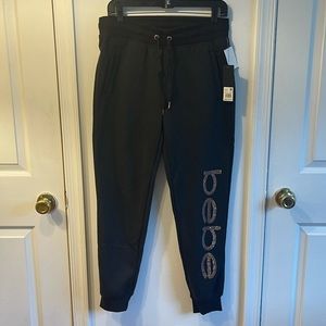 Bebe cuffed sweatpants